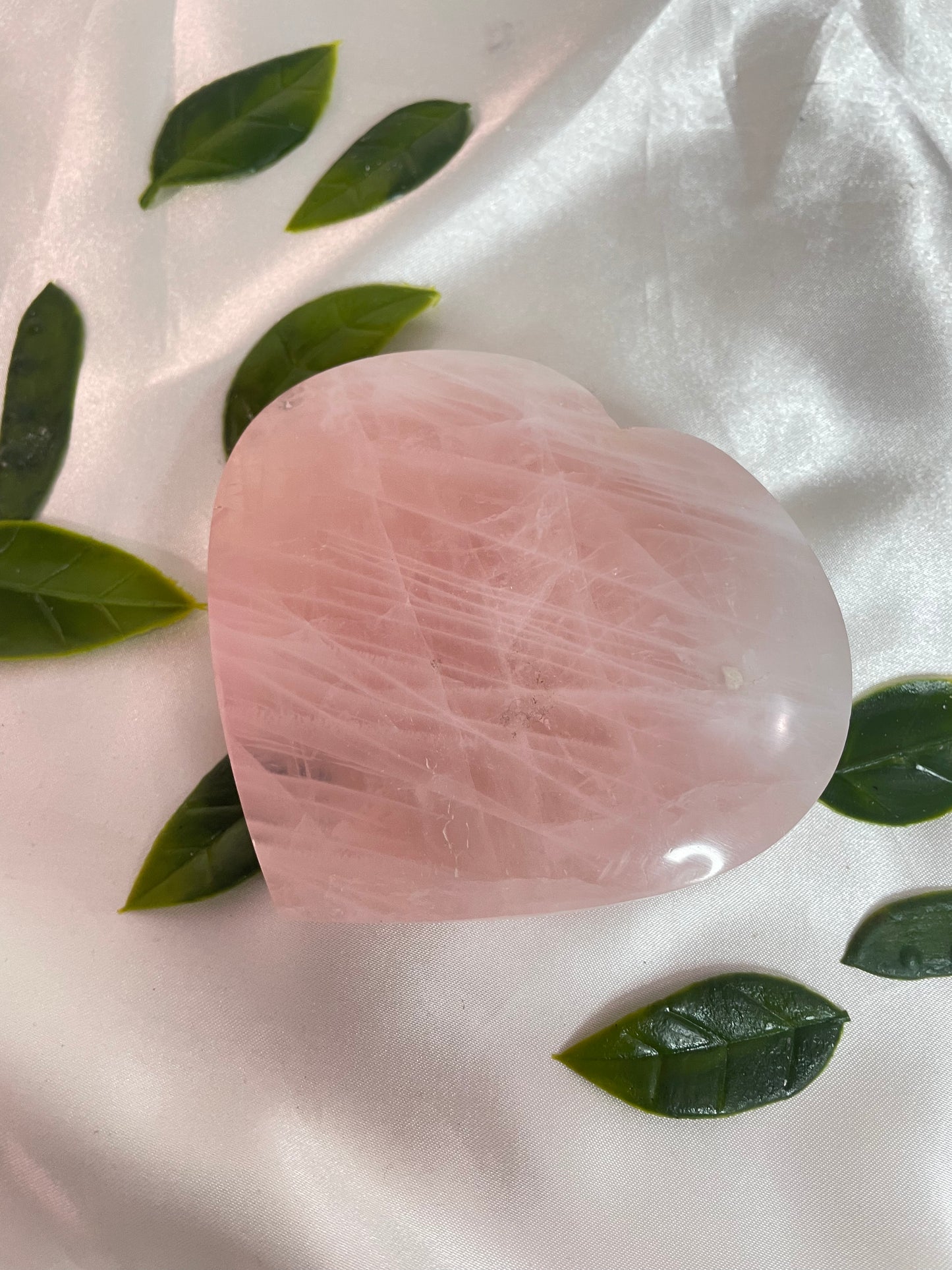 Rose Quartz Heart