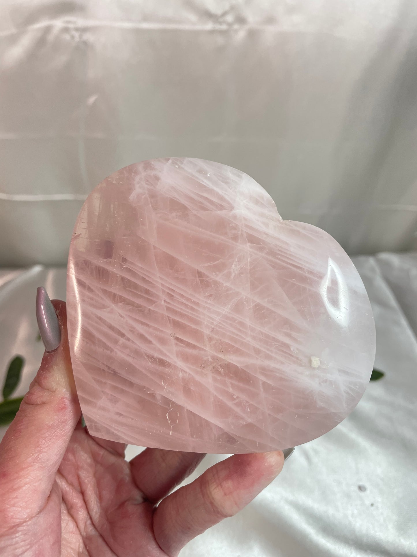 Rose Quartz Heart