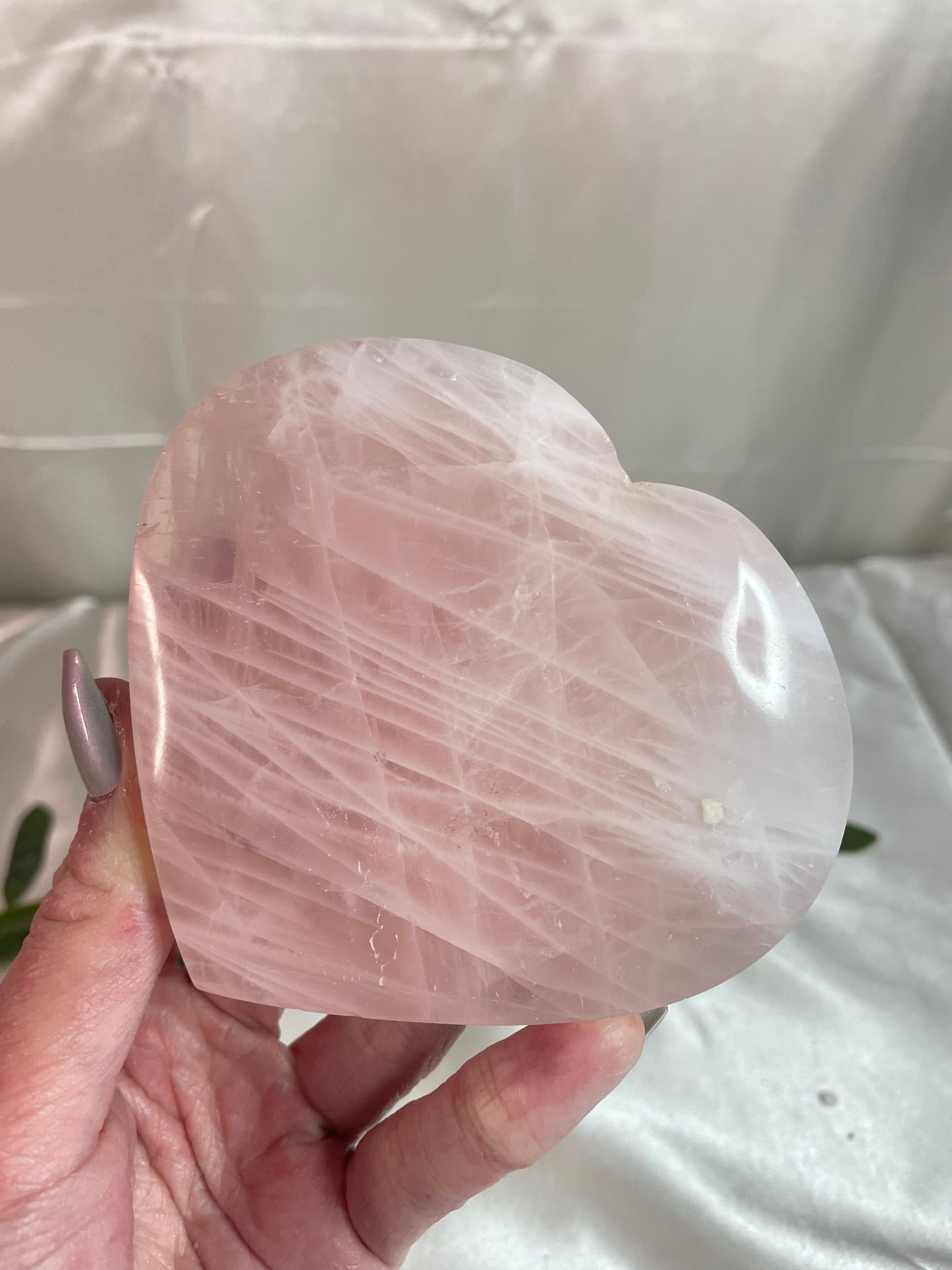 Rose Quartz Heart