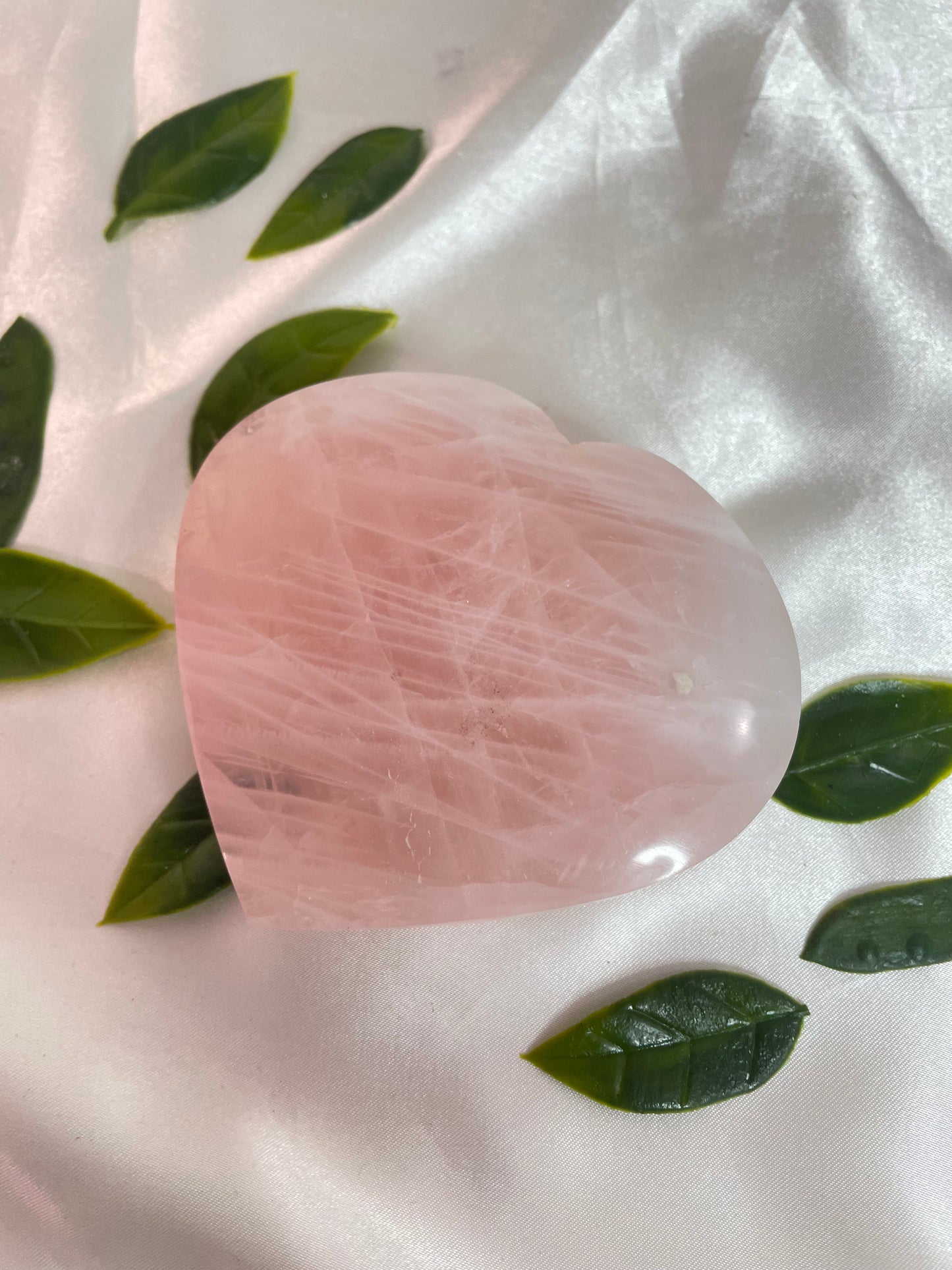 Rose Quartz Heart