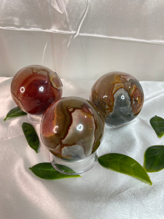 Polychrome Jasper Spheres