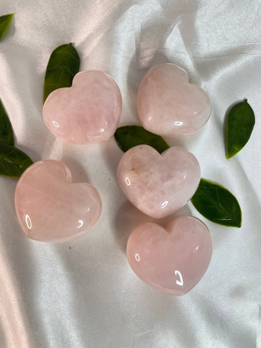 Rose Quartz Hearts