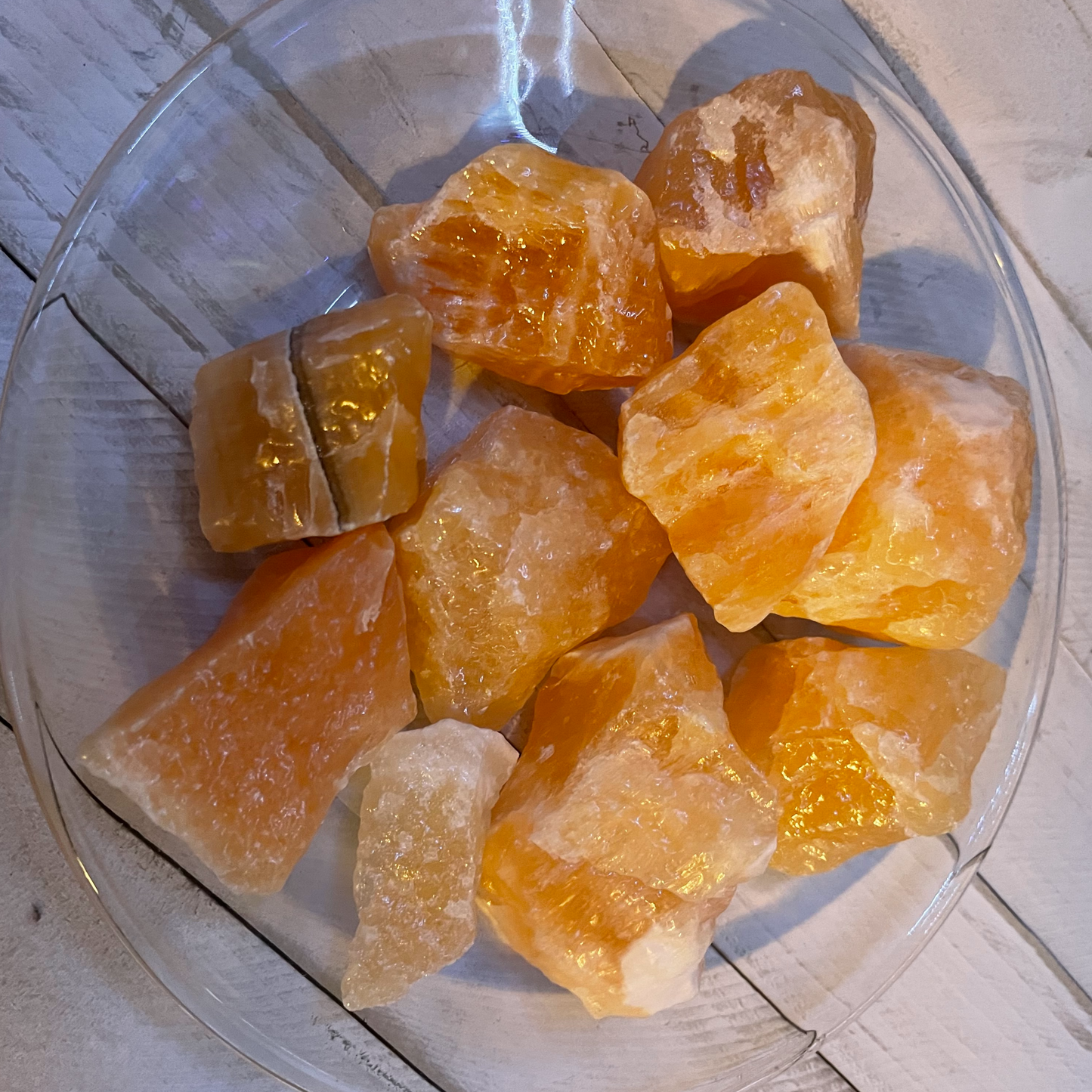 Orange Calcite Raw