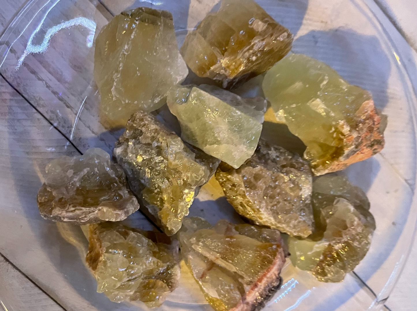 Green Calcite Raw