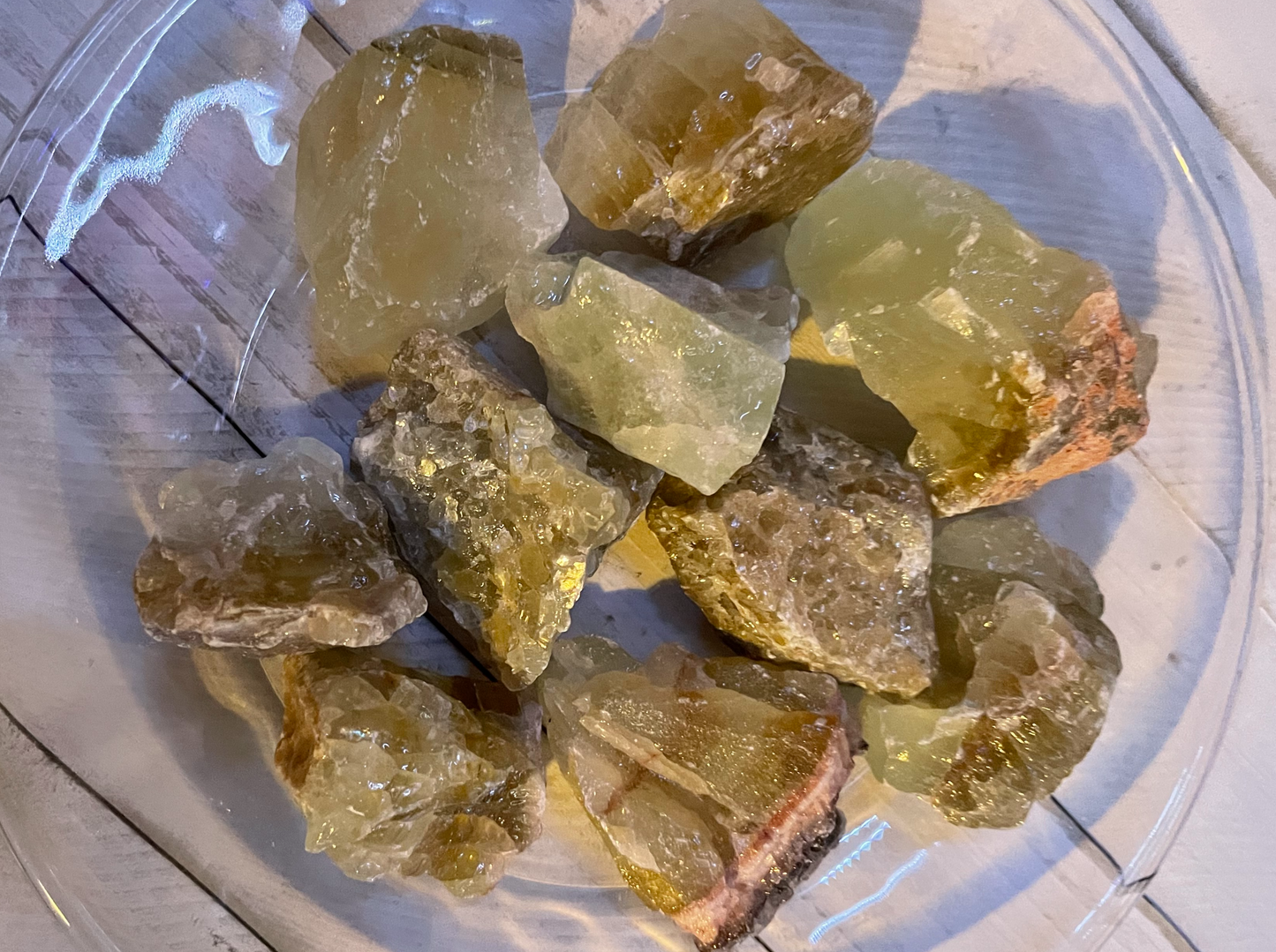 Green Calcite Raw