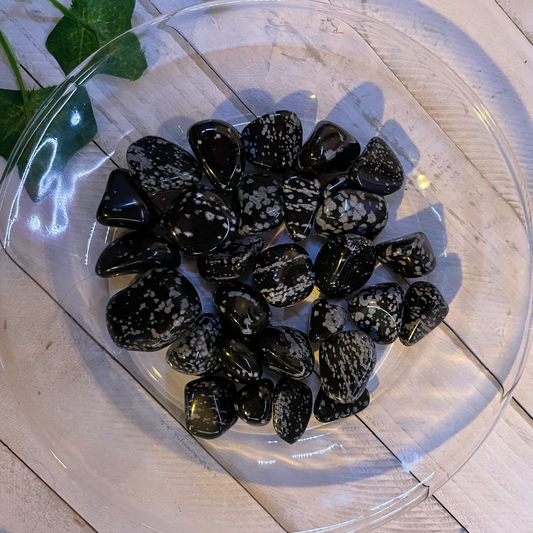 Snowflake Obsidian Tumbles