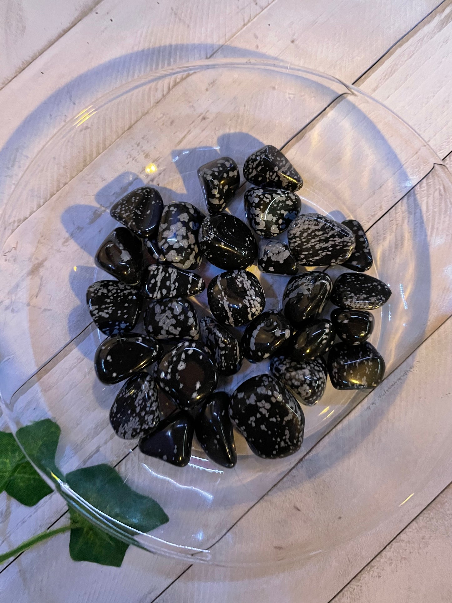 Snowflake Obsidian Tumbles