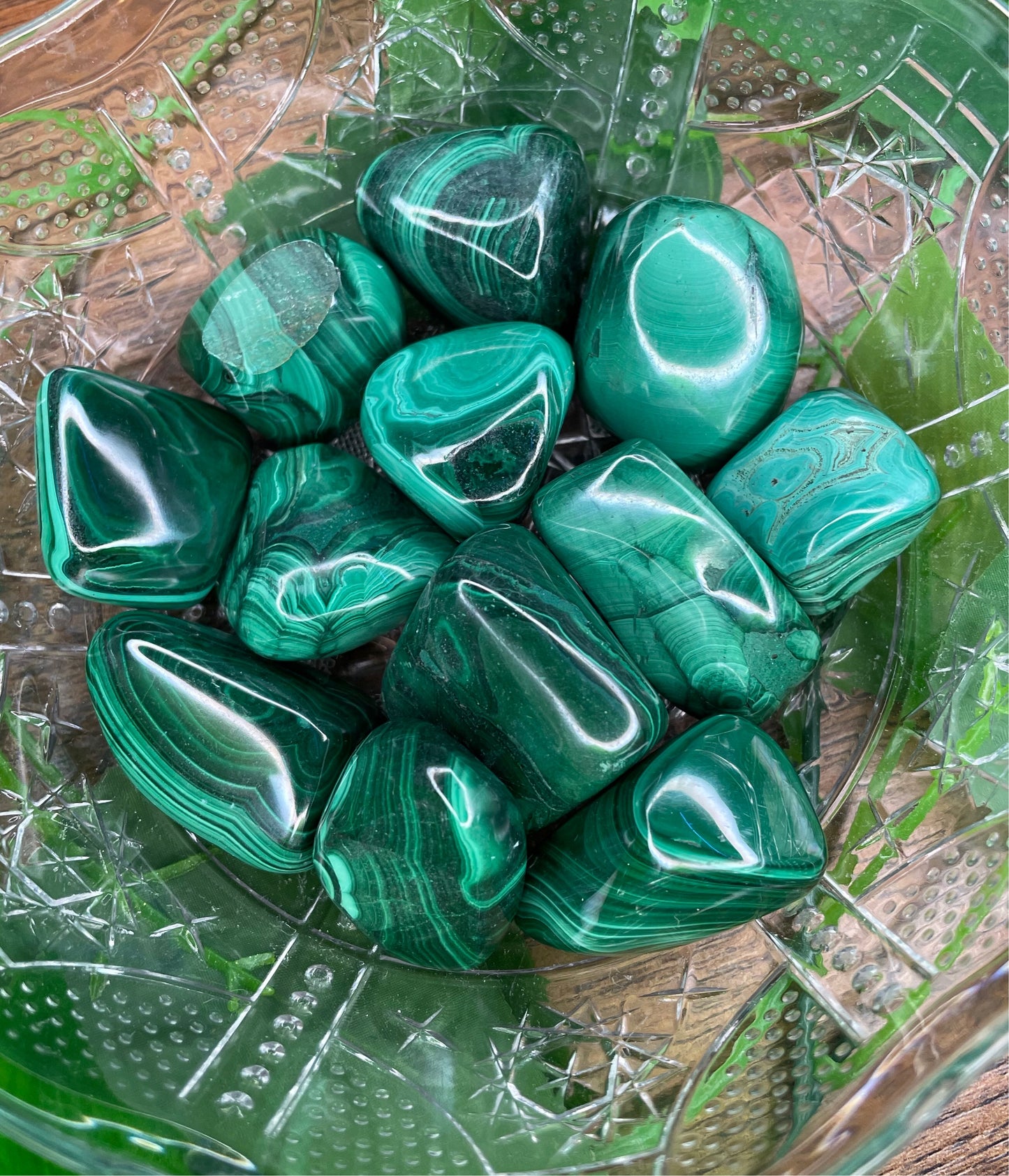 Malachite Tumbled