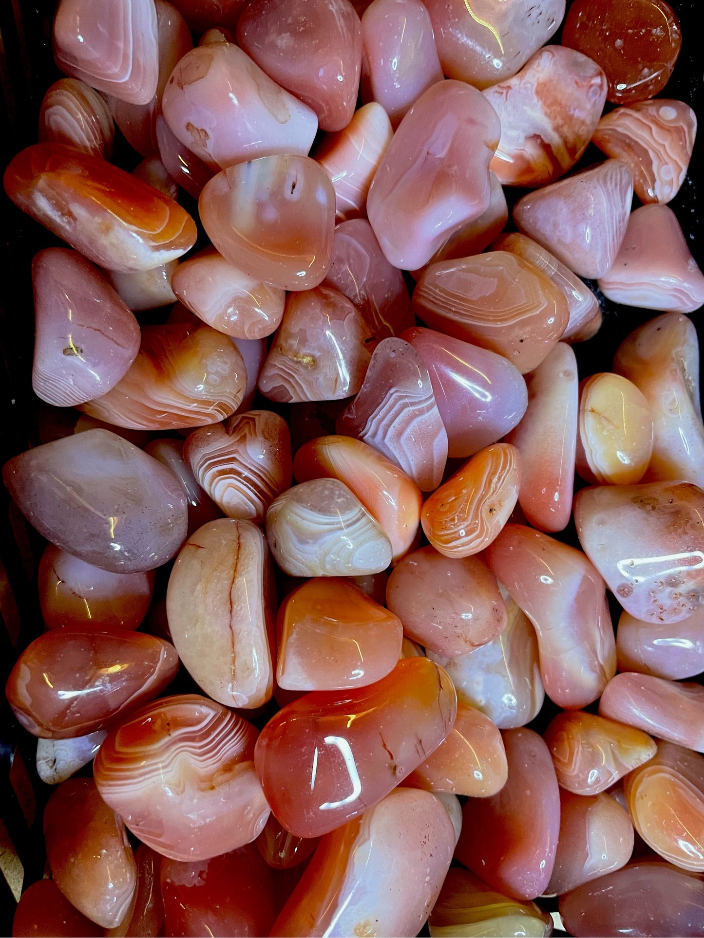 Carnelian Agate Mini Tumbles