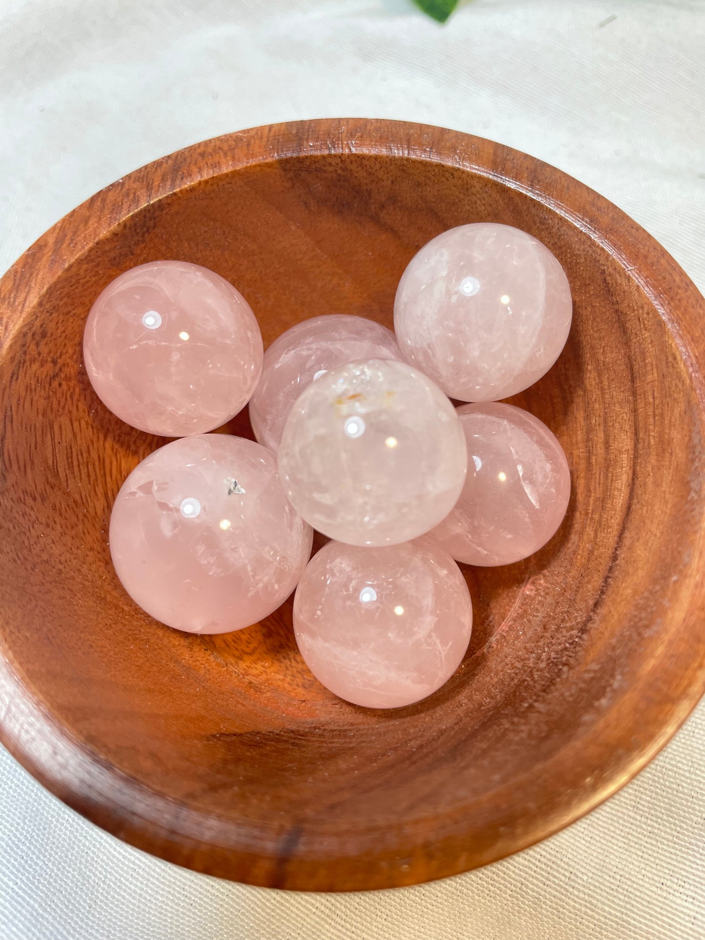 Rose Quartz Mini Spheres 11/11