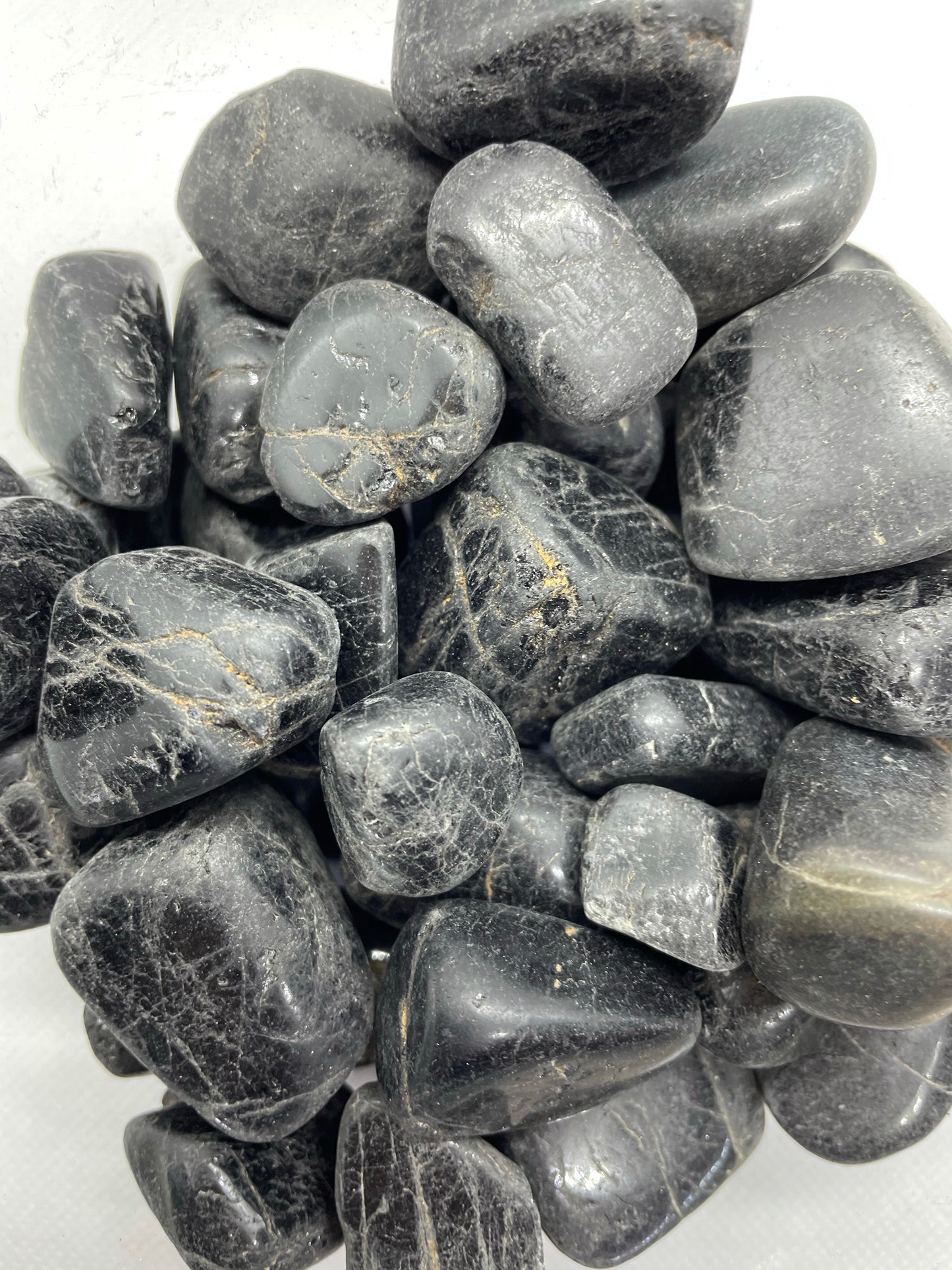 Black Tourmaline Tumbles