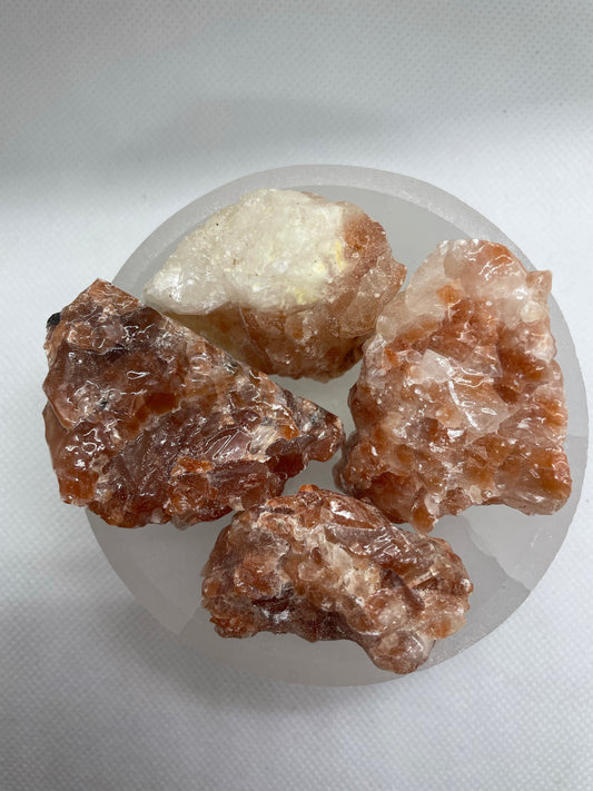 Red Calcite Raw